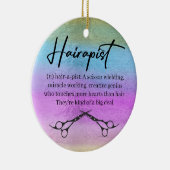 Ornement de coiffeur de Noël (Droite)