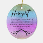 Ornement de coiffeur de Noël (Gauche)