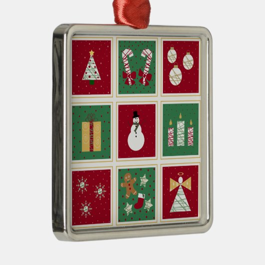 Ornement de collage de vacances (Droite)