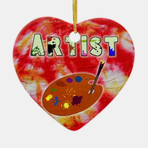 Ornement de colorant de cravate d'artiste