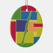 Ornement de Colorblocks de klaxon anglais (Droite)