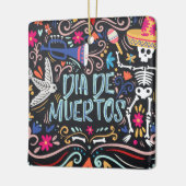 Ornement de Colorful Dia de los Muertos | (Gauche)