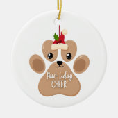 Ornement de compagnie Paw-liday Cheer (Devant)