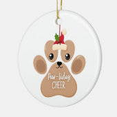 Ornement de compagnie Paw-liday Cheer (Gauche)
