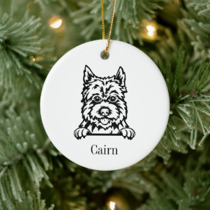 ornement de compagnie personnalisé chien Cairn Ter