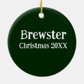 Ornement de compagnie personnalisé - Souvenir de p (Dos)