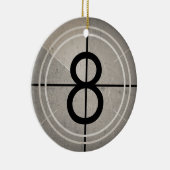 Ornement de compte à rebours de film (Droite)