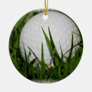 Ornement de conception de boule de golf
