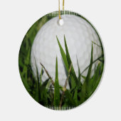 Ornement de conception de boule de golf (Gauche)