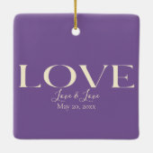 Ornement de conception de cadre d'aile et d'aimer (Dos)