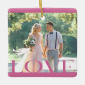 Ornement de conception de cadre LOVE typographique (Devant)