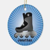 Ornement de conception de patinage en ligne (Gauche)