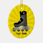 Ornement de conception de patinage en ligne (Droite)