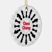 Ornement de conception de pièces d'échecs (Droite)