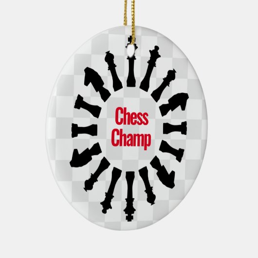 Ornement de conception de pièces d'échecs (Droite)