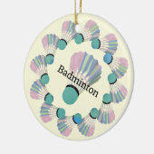 Ornement de conception de Shuttlecock de Badminton (Gauche)