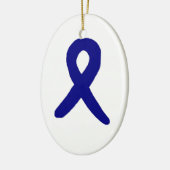 Ornement de conscience de cancer du colon (Gauche)