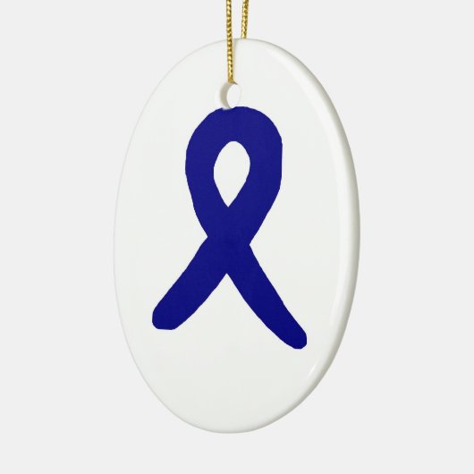 Ornement de conscience de cancer du colon (Gauche)