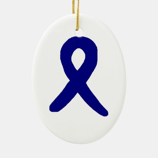 Ornement de conscience de cancer du colon (Dos)