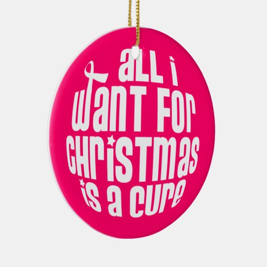 Ornement de conscience de cancer du sein (Droite)