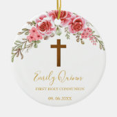 Ornement de conservation de la communion en fleurs (Devant)