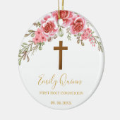 Ornement de conservation de la communion en fleurs (Gauche)