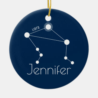 Ornement de constellation de bibliothèque personna