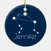 Ornement de constellation de bibliothèque personna (Dos)