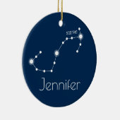 Ornement de constellation Scorpio personnalisé (Droite)