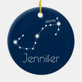 Ornement de constellation Scorpio personnalisé (Dos)