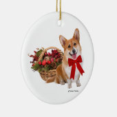 Ornement "de corgi de Noël" (Droite)