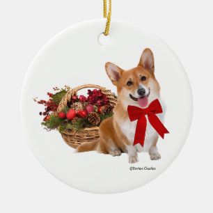 Ornement "de corgi de Noël"