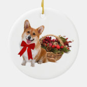 Ornement "de corgi de Noël" (Dos)