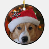 Ornement de corgi de Noël (Dos)