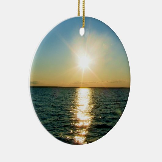 Ornement de coucher du soleil d'Île de Rhode (Droite)