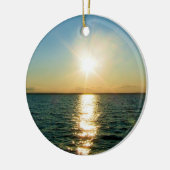 Ornement de coucher du soleil d'Île de Rhode (Gauche)