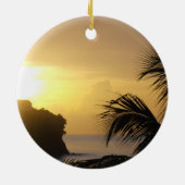 Ornement de coucher du soleil du St Lucia (Dos)