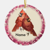 Ornement de Couple Cardinal (Devant)