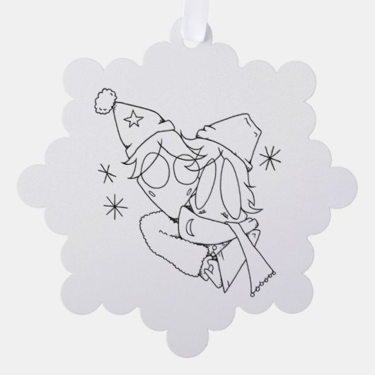 Ornement de couple cosy (Recto)