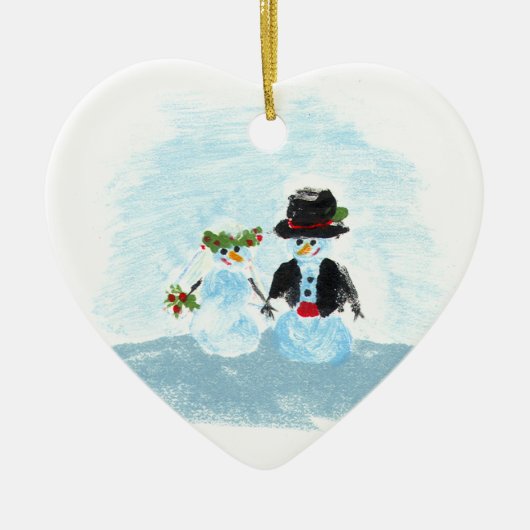 Ornement de couples de neige (Devant)