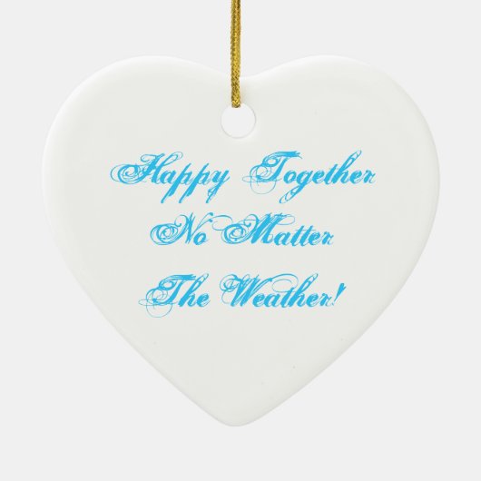 Ornement de couples de neige (Dos)