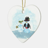 Ornement de couples de neige (Gauche)