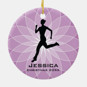 Ornement de coureur Jogger personnalisé