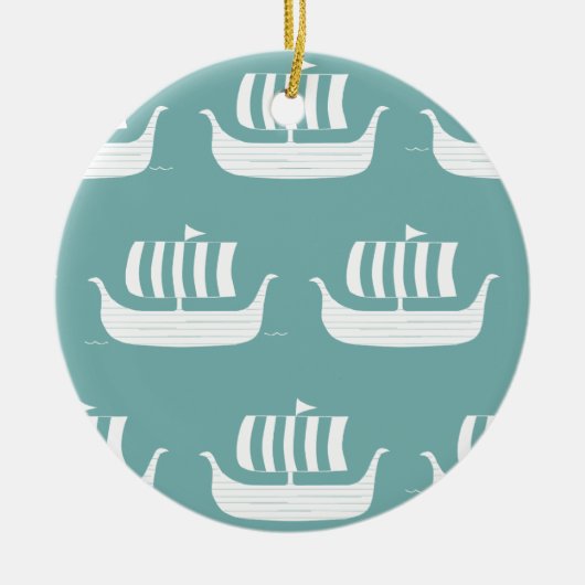 Ornement de coutume de bateaux de Viking (Devant)