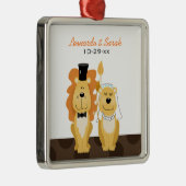 Ornement de coutume de couples de mariage de lion (Droite)