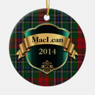 Ornement de coutume de plaid de tartan de MacLean