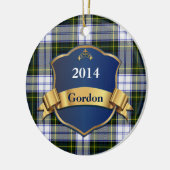 Ornement de coutume de plaid de tartan de robe de (Gauche)