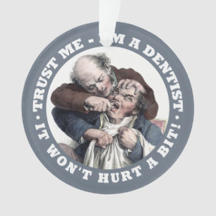Ornement de coutume d'humour de DENTISTE