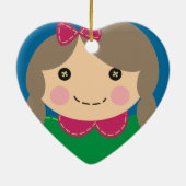 Ornement de couture d'arbre de Noël de poupée (Dos)