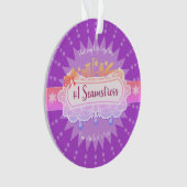 ornement de couture de Noël de quilter de (devant)